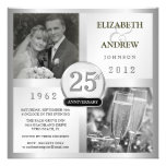 25 Silver Wedding Anniversary - Photo Invitations