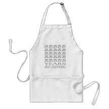 25 Years and Counting Aprons