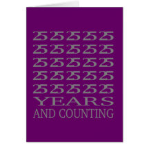 25 Years and Counting Cards