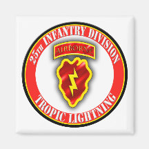 25th Infantry Division Refrigerator Magnet