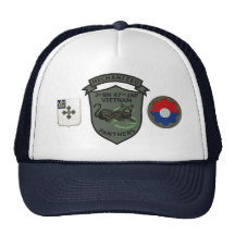 2/47th Infantry Subdued Panthers Patch Cap Hats