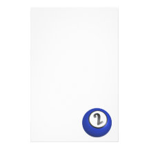 2 Ball Customized Stationery