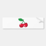 2 cherries bumper sticker