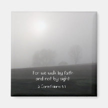 2 Corinthians 5:7 Fridge Magnets