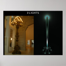 2 Lights Poster Print