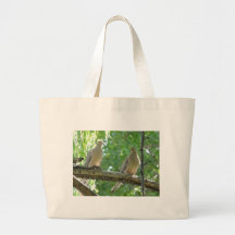 2 morning doves tote bags