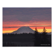 #2 Mount Rainier and its Shadow Photo Art