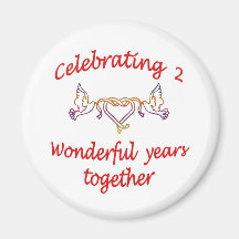 2nd. ANNIVERSARY Magnet