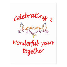 2nd. ANNIVERSARY Post Card