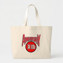 30th anniversary canvas bag