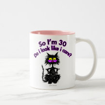 30th Birthday Cat Gifts Coffee Mug