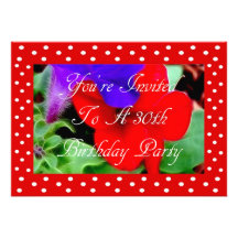 30th Birthday Party Invitation