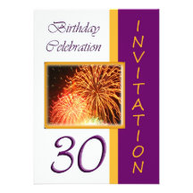 30th Birthday Party Invitation