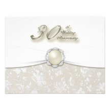 30th Wedding Anniversary Invitation
