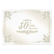 30th Wedding Anniversary Invitation