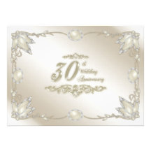 30th Wedding Anniversary Invitation