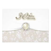 30th Wedding Anniversary Invitation