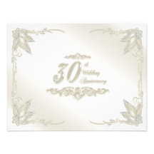 30th Wedding Anniversary Invitation