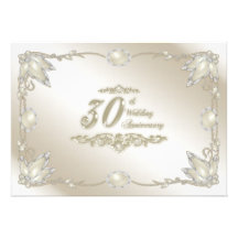 30th Wedding Anniversary Invitation