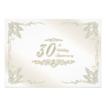 30th Wedding Anniversary Invitation