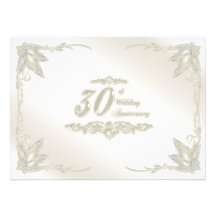30th Wedding Anniversary Invitation