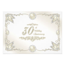 30th Wedding Anniversary Invitation