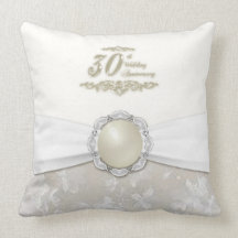 30th Wedding Anniversary Throw Pillow