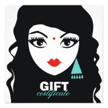 311 Beautiful Bindi | Gift Certificate Invite