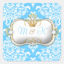 311 Ciao Bella & Lovey Dovey Damask Snow Sticker