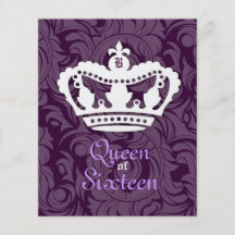 311-Crown Couture Queen of Sixteen Personalized Flyer