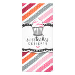 311 Divine Dotted Stripes Cupcakes Rack Card