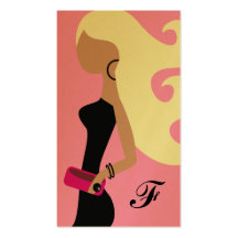 311 Fashionista Platinum Blonde Tan Business Cards