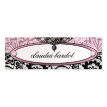 311 Frenchie Budoir | Vintage Pink Business Card Template