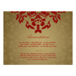 311-Golden Flame RSVP Personalized Invite
