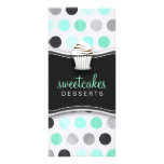 311 Haute Cupcakes Polka Dots Mint Rack Cards