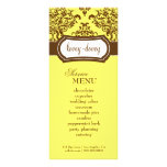 311 Lovey Dovey Damask Rack Card Tropical Banana