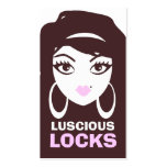 311 Luscious Locks Appointment Card Business Card Template