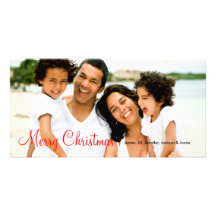 311-Merry Christmas Photo Card