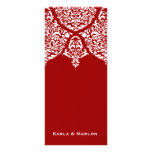 311 Mon Cherie Red White Full Colour Rack Card