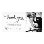 311 Ornate Thank You Photo Card with Heart
