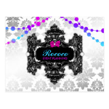 311 Rococo Wonderland Colourful Postcard
