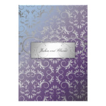311-Silver Divine | Hydrangea Custom Invitations