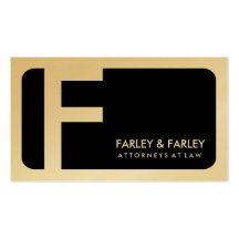 311-Sleek Corporate | Law Gold Card Business Card Templates