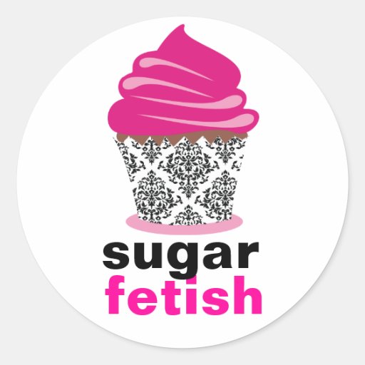 311 Sugar Fetish Damask Diva Sticker