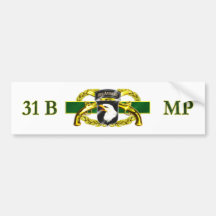 31B 101st Infantry Division Bumper Sticker