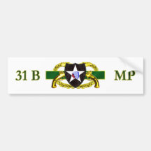 31B 2nd Infantry Division Bumper Sticker
