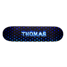 33x9flamesblue skate decks