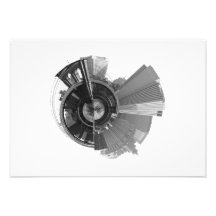 360 Degree Panoramic View of Brooklyn NYC Personalized Invites