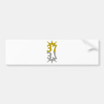 37-Crown-Reflection Bumper Sticker