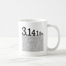 3.1415926 Pi Mugs